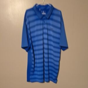 Under Armour‎ Golf Polo Blue Mens Size 2XL